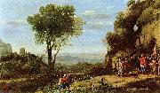 Claude Lorrain Landscape with David at the Cave of Adullam oil painting reproduction